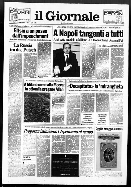 Il giornale : quotidiano del mattino